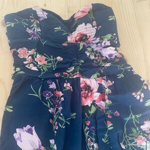 Floral Jumpsuit in Blue